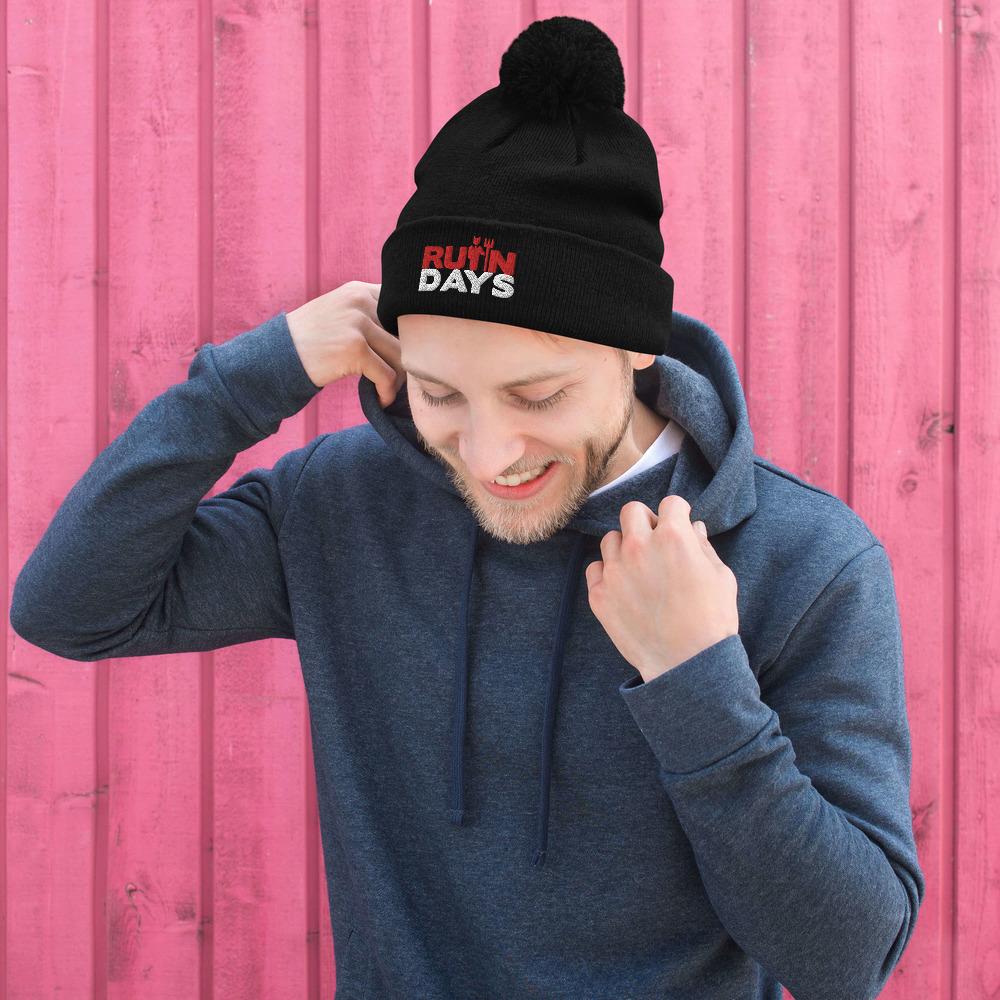Ruin Days Pom-Pom Beanie