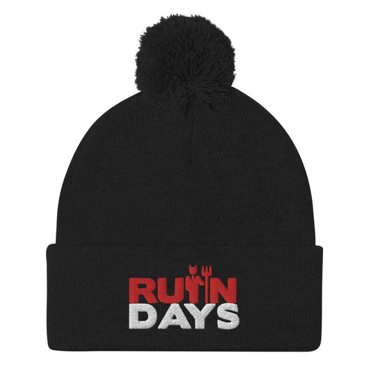 Ruin Days Pom-Pom Beanie