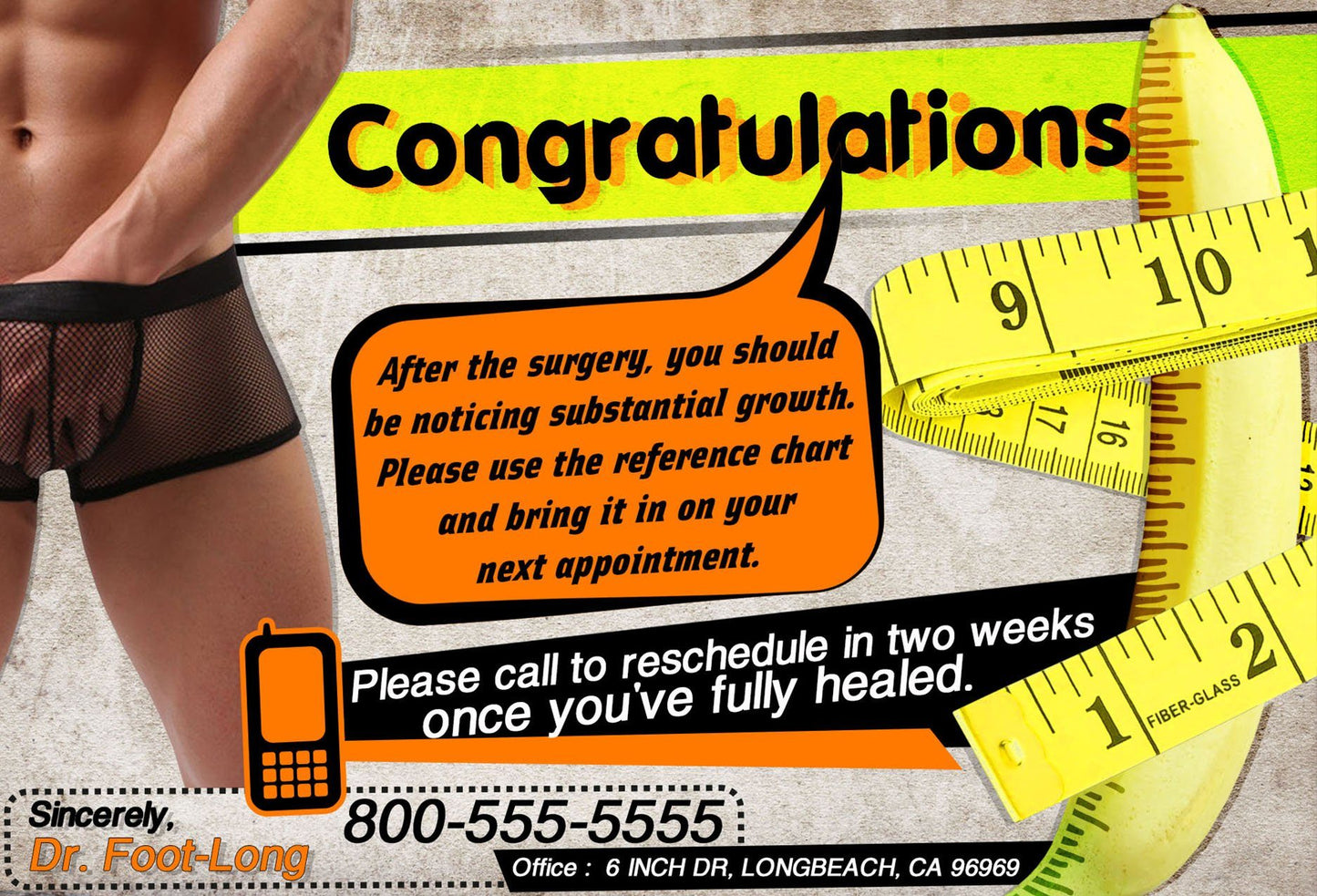 Dr Foot-Long Bad Boy Blowup Dolls Embarrassing Postcards